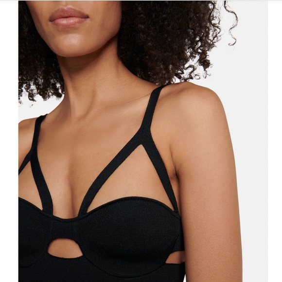 Khaite Franca Black Bralette in size XL New With Tags - Picture 7 of 10